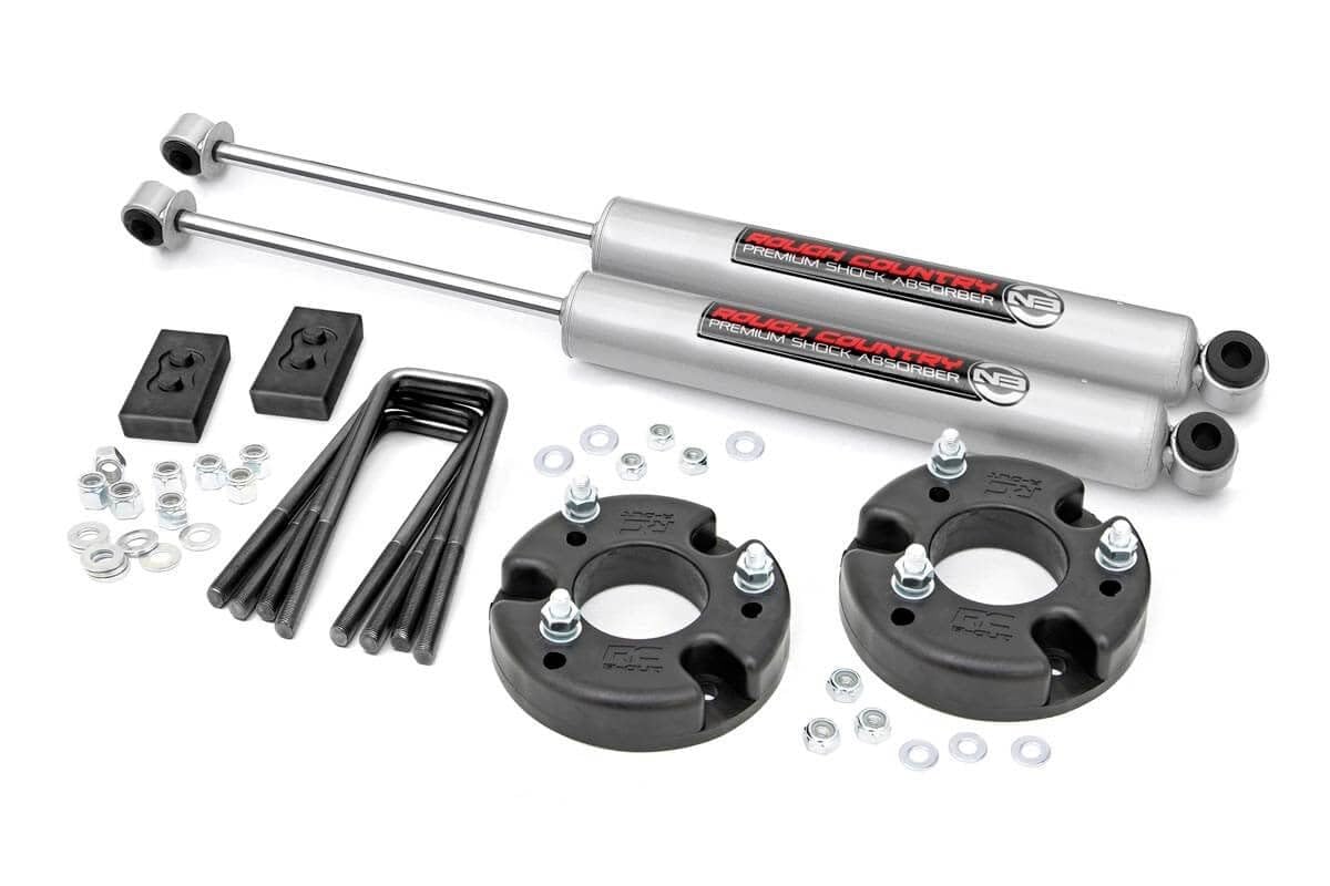 2" Rough Country Nylon Lift Kit w/N3 Shocks for 21-24 Ford F-150 2WD/4WD - 57130