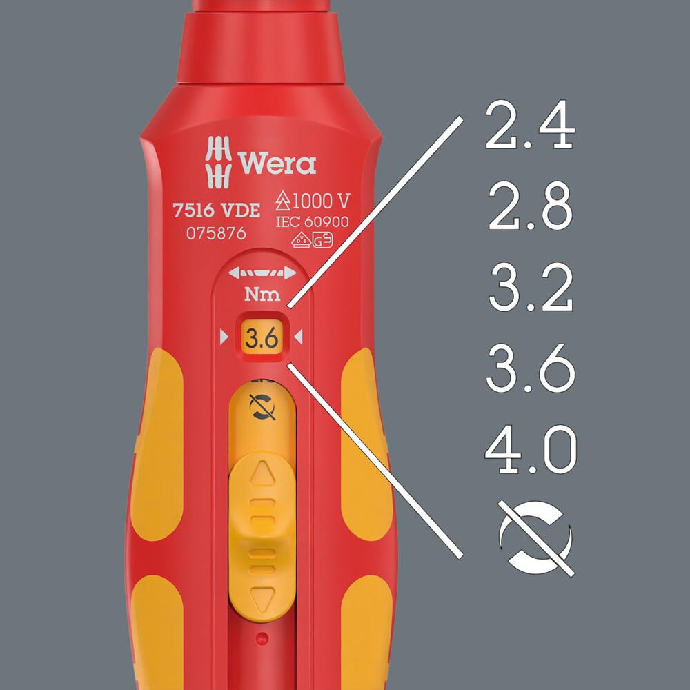 VDE KRAFTFORM 7516 SCREWDRIVER 2,4-4,0 NM
