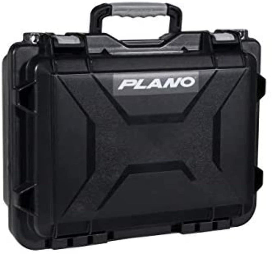 Plano Element XL Field Locker Pistol Case, Black with Gray Accents, Premium Gun Storage, TSA Approved Gun Case for Airline Travel, Dustproof and Waterproof Pistol Storage, Multiple Firearm Capacity