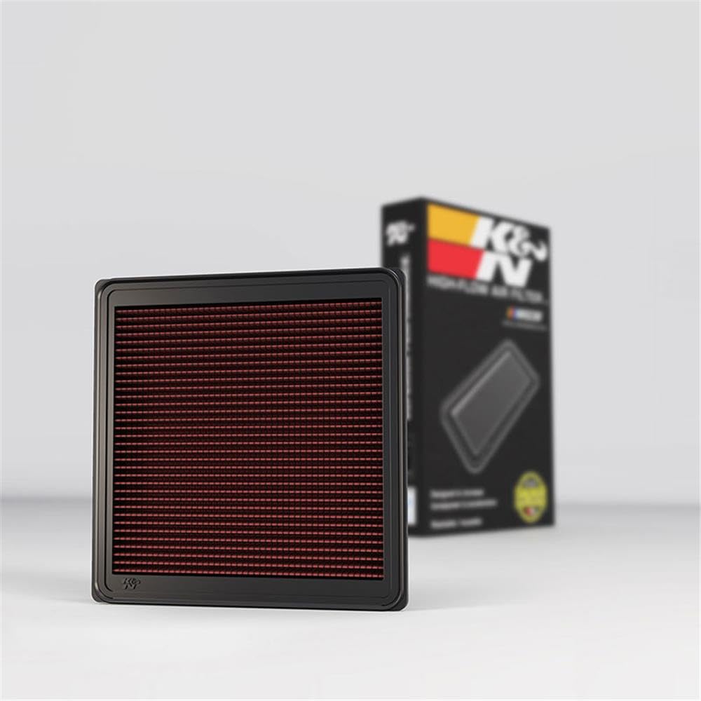 K&N Engine Air Filter: Washable, Increase Power & Towing, Premium, Replacement Air Filter: Compatible with 2004-2009 Dodge/Chrysler (Durango, Aspen), 33-2288