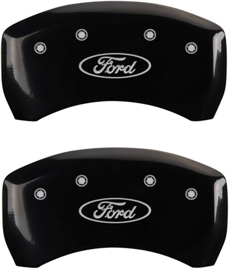 Black MGP Caliper Covers 10229SFRDBK Caliper Cover
