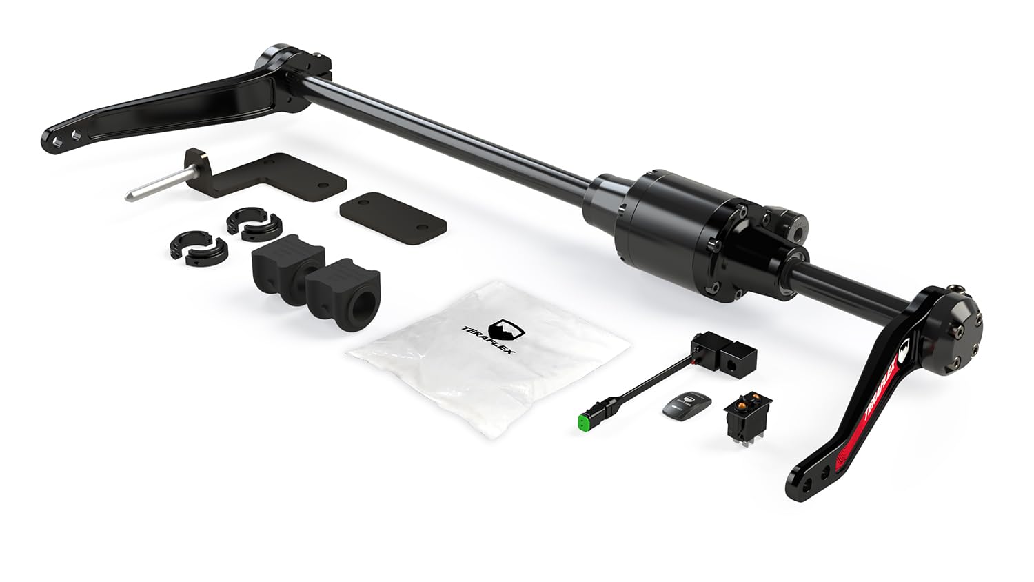 TeraFlex ST Dual Rate Pneumatic Front Sway Bar JL/JT/JK - (No Links)