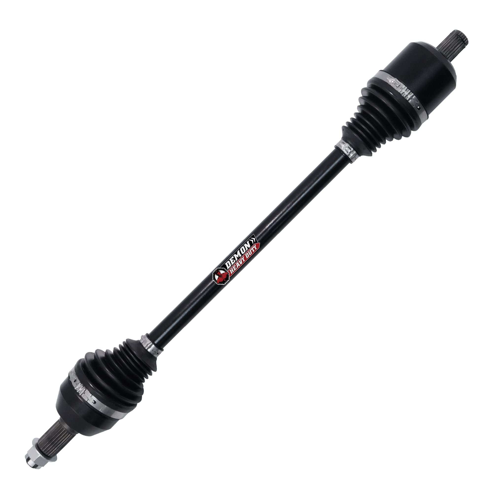 Demon Powersports Rear Heavy Duty Left/Right Axle (2015-20) Polaris General 1000, RZR 900/1000, in 4340 Chromoly Steel, Dual Heat Treated Strength, Gives Wider Angles OEM: 1333947, OE#1334351