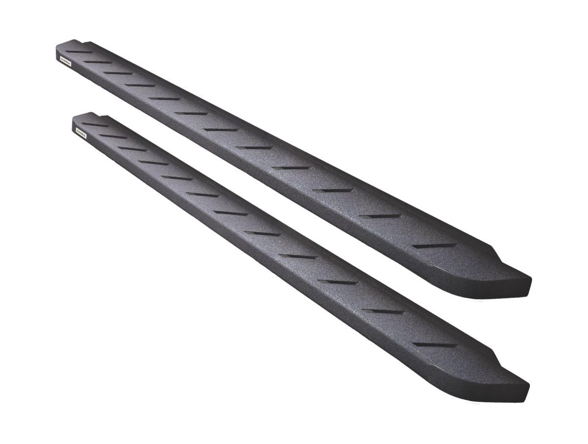 RB10 Running Board & Brackets Kit Go Rhino | Galvanized Steel, Textured Black | 63443973PC | Fits 2023-2024 Toyota Sequoia