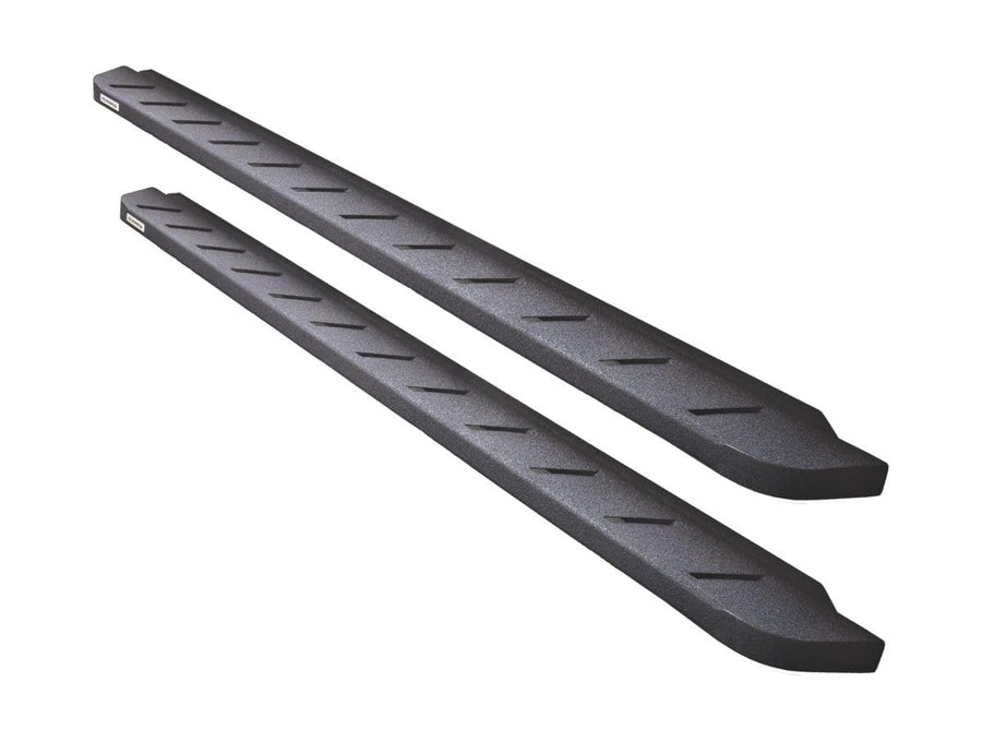 RB10 Running Board & Brackets Kit Go Rhino | Galvanized Steel, Textured Black | 63443973PC | Fits 2023-2024 Toyota Sequoia