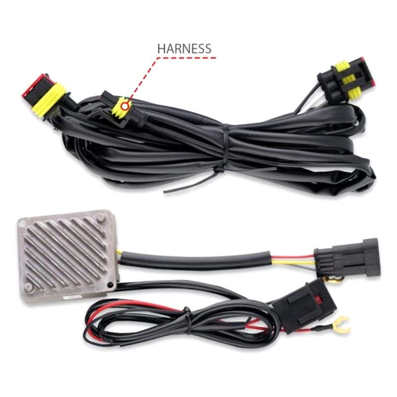 ANZO - 19-22 Chevrolet Silverado 1500 LED Proj HL w/LGT Bar SwBk Seq. Blk w/in. Light - Driver Side ON (111566-L)
