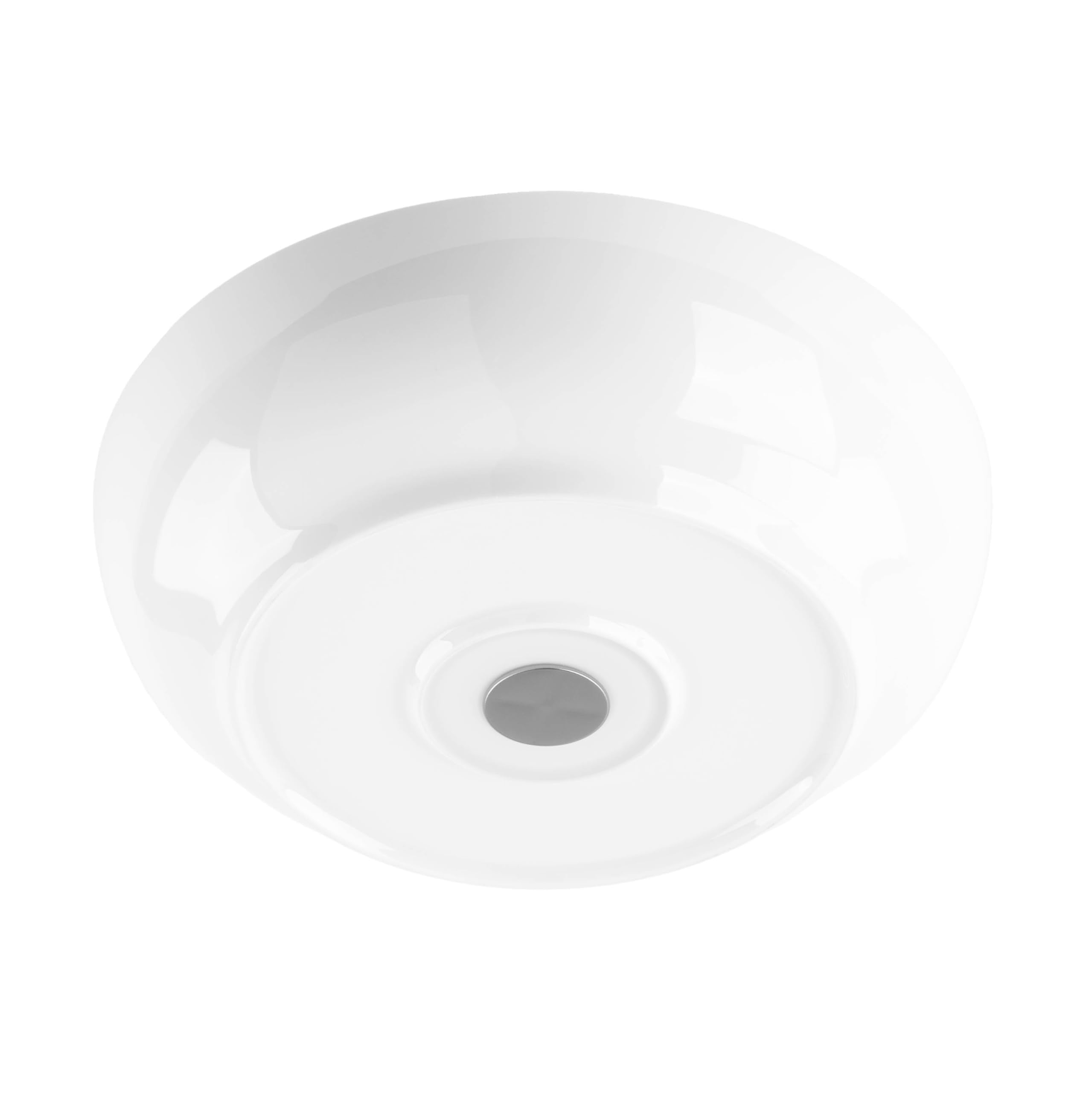 25 cm silwy® Porcelain Magnetic Food Bowl - Stackable & Non-Slip for Camping, Caravanning, and Boating - Ideal for Fruit, Salad, Pasta & More - Rattle-Free Design