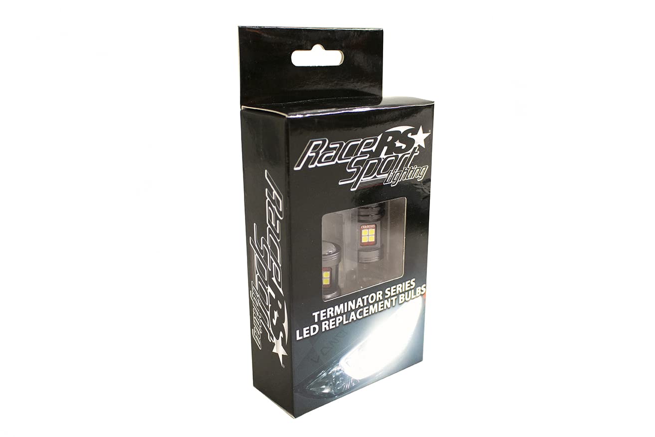Terminator Series WHITE Race Sport Lighting 3156 Base LED Replacement Bulbs - Back-Up Light, Rear, Fog Light, Turn Light