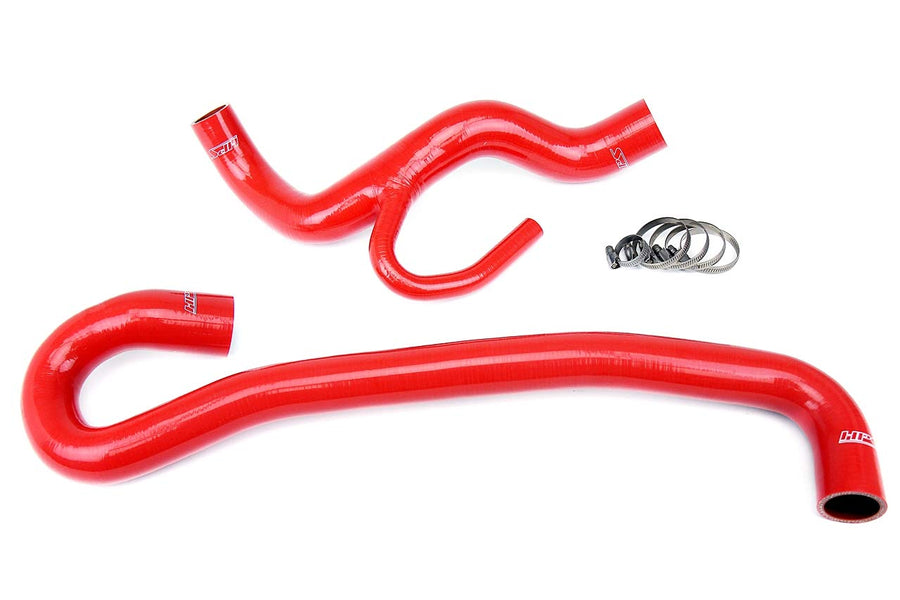 Red HPS Silicone Radiator Hose Kit Coolant Compatible for 2018-2024 Dodge Durango 2012-2021 Jeep Grand Cherokee 6.4L V8 WK2 SRT, 57-1456-RED