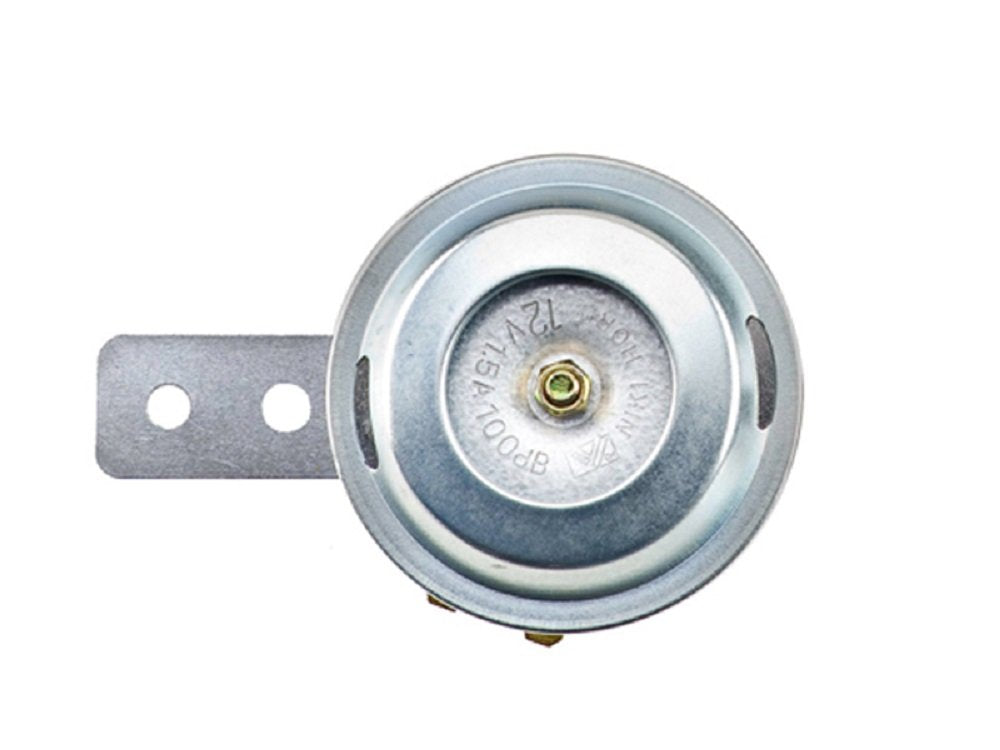 Mini But Loud Wolo (250-2T) Disc Horn - 12 Volt, Chrome Finish