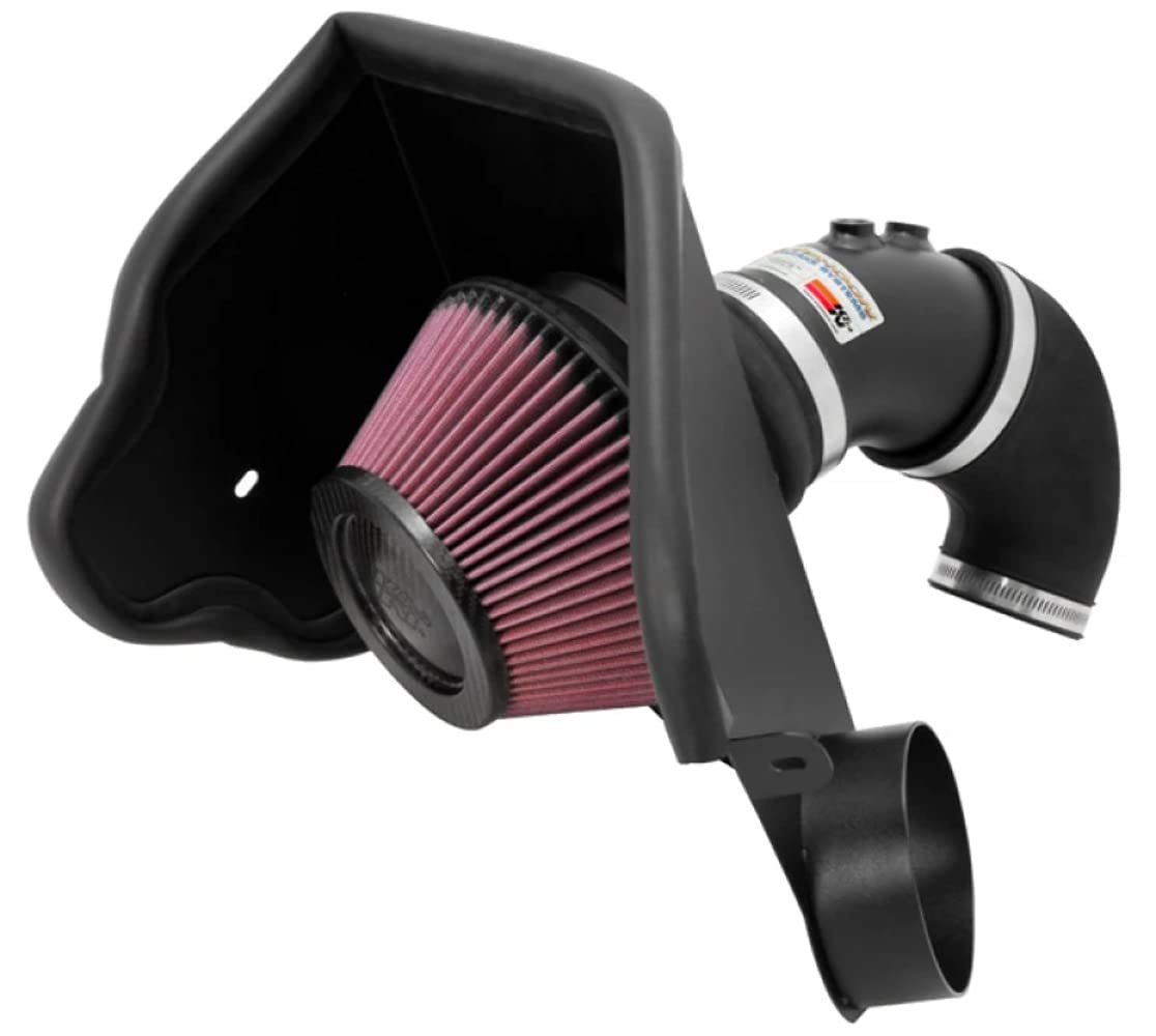 Cold Air Intake System K&N: High-Flow Air Filter, Increase Performance & Acceleration: Compatible with 2010-2012 Hyundai: Genesis Coupe, 69-5302TTK