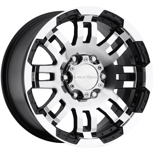 Warrior Vision 375 Gloss Black Machined Face Wheel (18x8.5"/6x135mm)