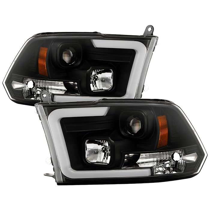 Headlights Spyder Platinum (PRO-YD-DR09PL-SB-BK)