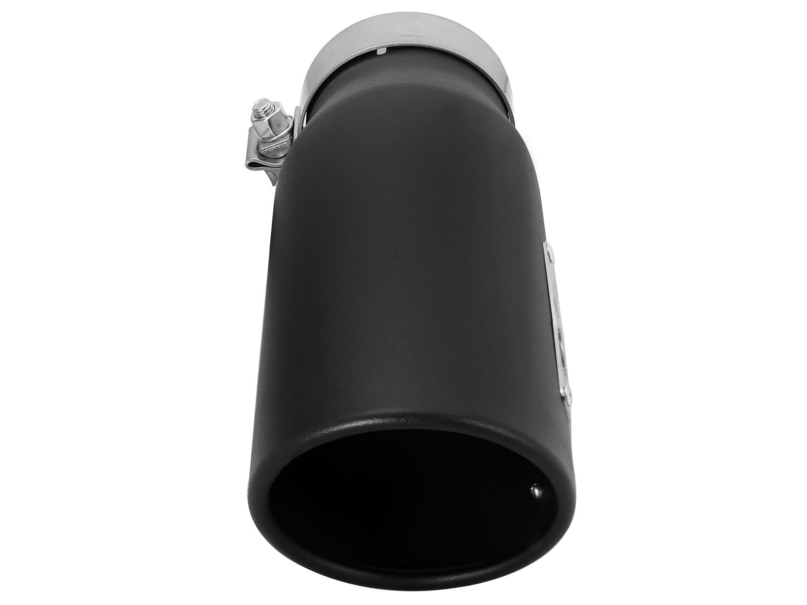 aFe Power 4" 409 Stainless Steel Exhaust Tip, Black, Left 49T35452-B12