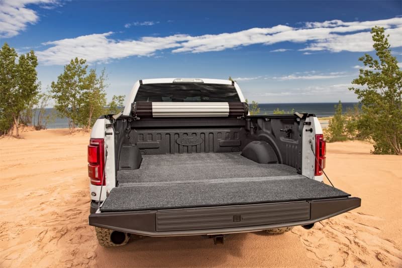 XLT Bedmat BedRug | Fits 2020 - 2026 Chevrolet Silverado / GMC Sierra 2500, 3500 HD, 82.2 Bed w/Out Multi - Pro Tlgte Models w/Non Liner / Spray-In | Charcoal Grey, XLTBMC20SBS