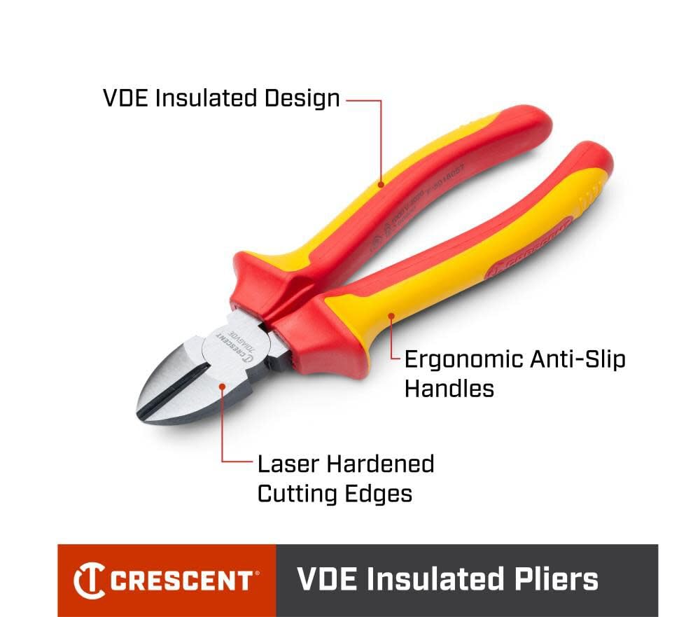 6" Crescent Diagonal Vde Plier (6DIAGVDE)