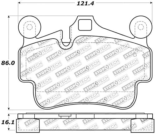 Sport Brake Pads StopTech 309.11350 with Shims