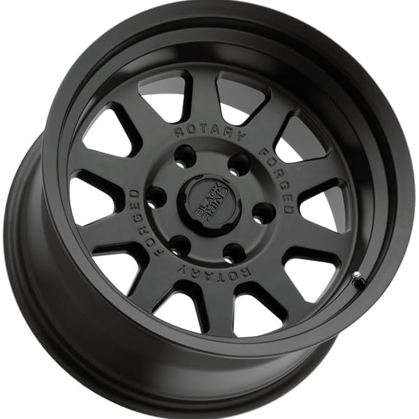 STADIUM Black Rhino Hard Alloys 17X8.5, 6X5.5, 4.75, 0mm MATTE BLACK - 1785SDM006140M12A