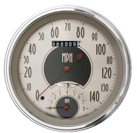 Classic Instruments All American Nickel AN50SLC 4 5/8" Speedometer with Built in Tachometer