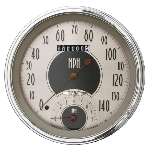 Classic Instruments All American Nickel AN50SLC 4 5/8" Speedometer with Built in Tachometer