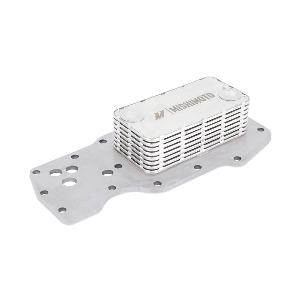 Mishimoto Replacement Oil Cooler MMOC-RAM-07, Compatible with Dodge Ram Cummins 5.9L & 6.7L, 2007+