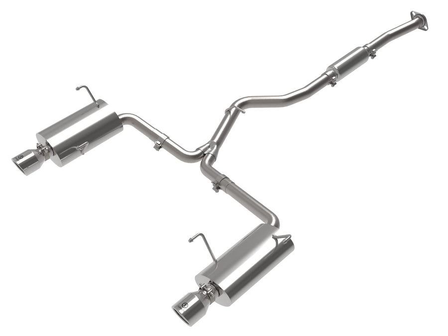 aFe Power 2-1/2 IN to 2-1/4 IN Takeda 304 Stainless Steel Cat-Back Exhaust w/Polished Tip Fit Subaru Forester XT 14-18 H4-2.5L (t) 49-36804-P