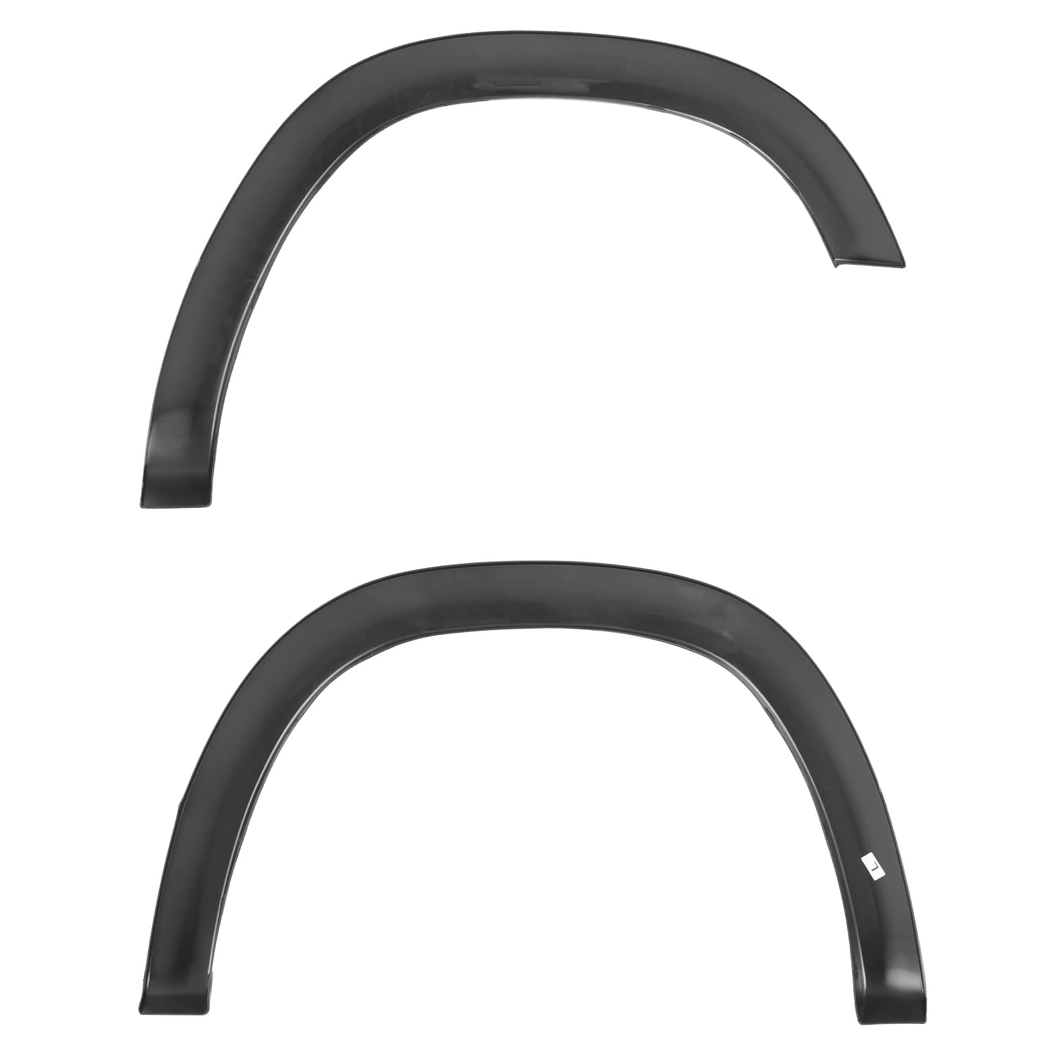 4PC Spec-D Tuning Front + Rear Factory Style Bolt On Black Fender Flares Compatible with 2019-2021 Dodge Ram 1500