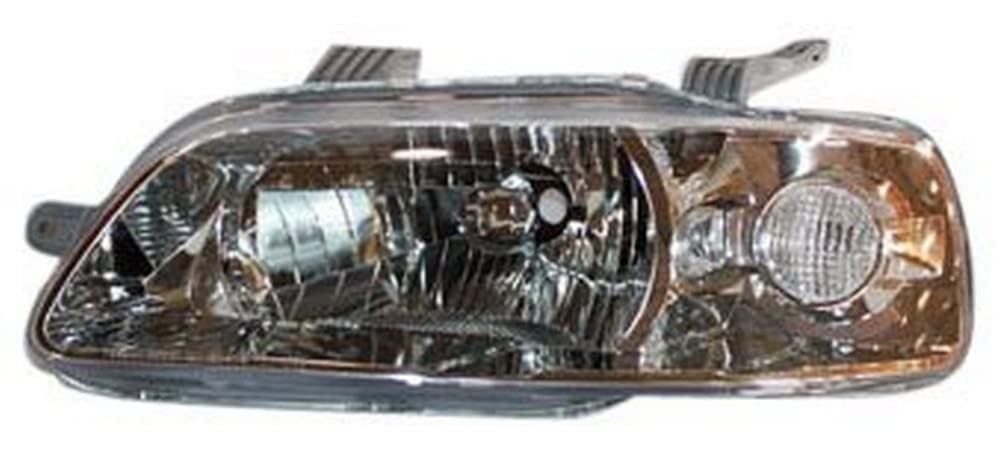 Left TYC Headlight Assembly Compatible with 2004-2006 Chevrolet Aveo