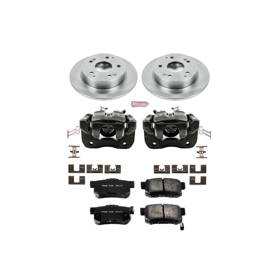Power Stop KCOE2270 1-Click Autospecialty OE Replacement Brake Kit with Calipers For Honda Accord 1998-2002 [Model Specific]