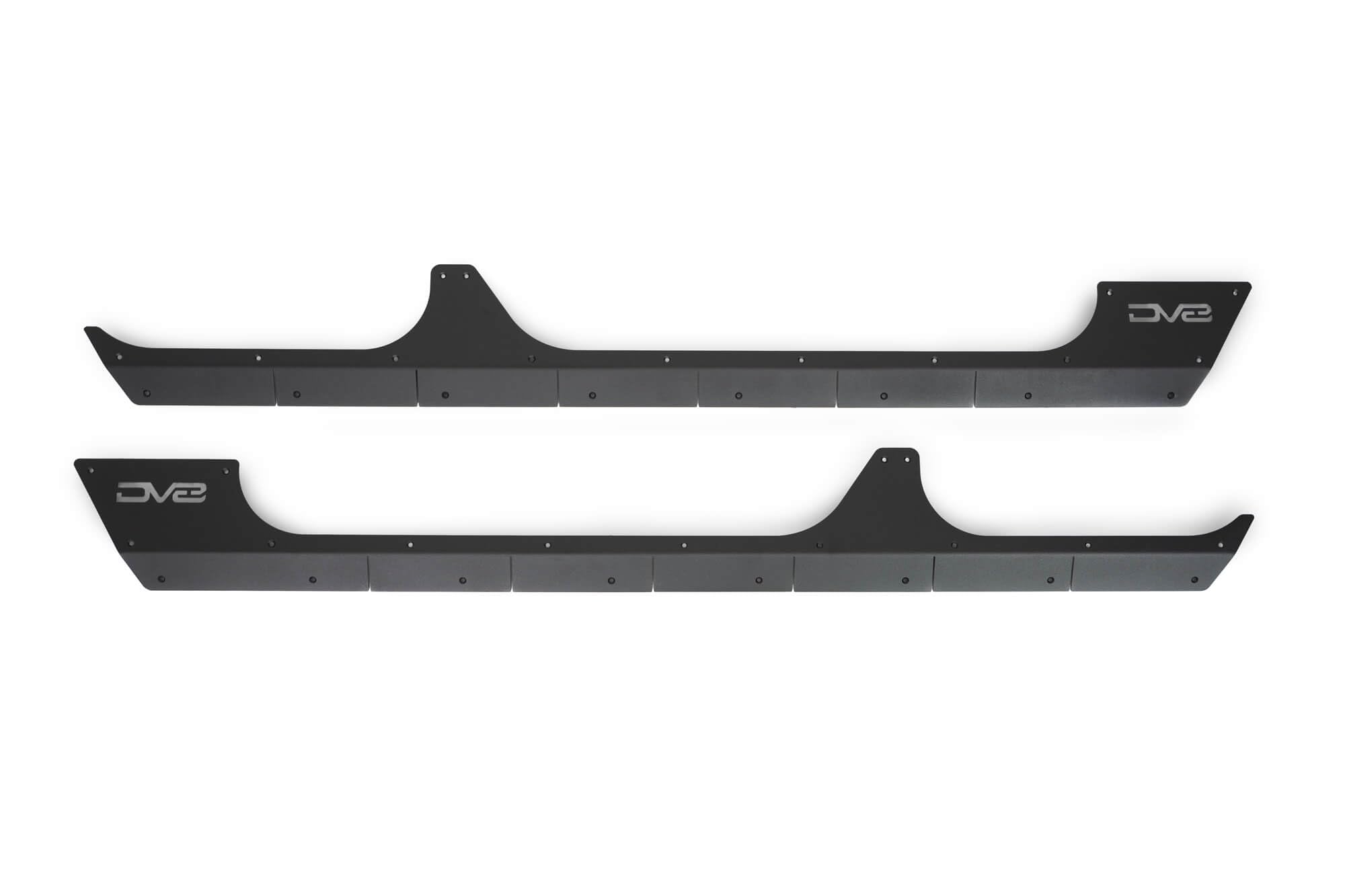 Rock Skins DV8 Offroad for The 2018-2025 Jeep Wrangler JL 4-Door | Protects Lower Body Panels from Rocks & Debris | Works with Aftermarket & Factory Fenders | Compatible with Most Sliders & Steps
