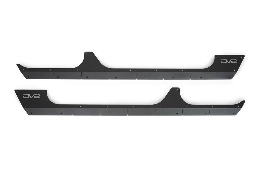 Rock Skins DV8 Offroad for The 2018-2025 Jeep Wrangler JL 4-Door | Protects Lower Body Panels from Rocks & Debris | Works with Aftermarket & Factory Fenders | Compatible with Most Sliders & Steps