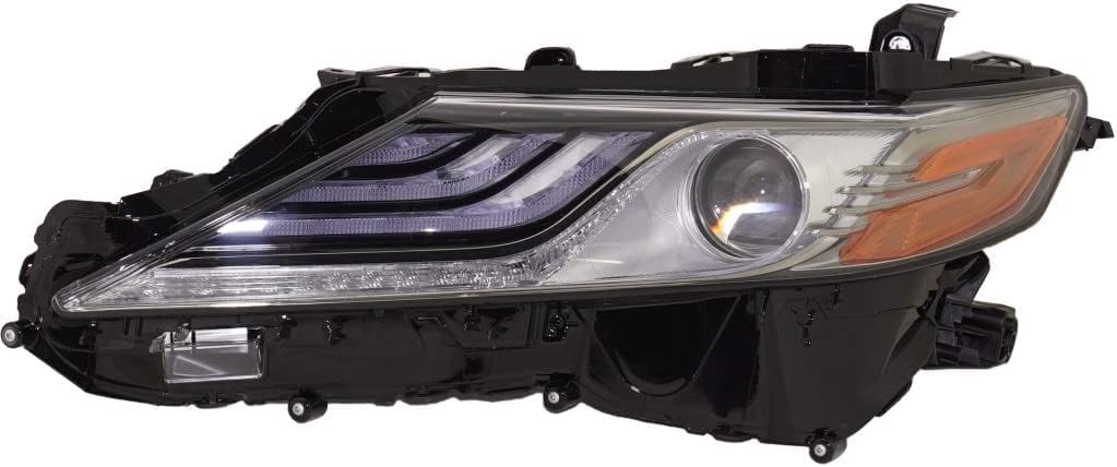 For Toyota Camry 19 Headlight Full LED GUN METAL Bezel Driver Side | DOT Certified 81150-06D81 | TO2502288 ACK