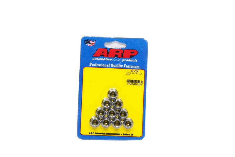 ARP 3/8-16 SS 12pt nut kit 401-8341