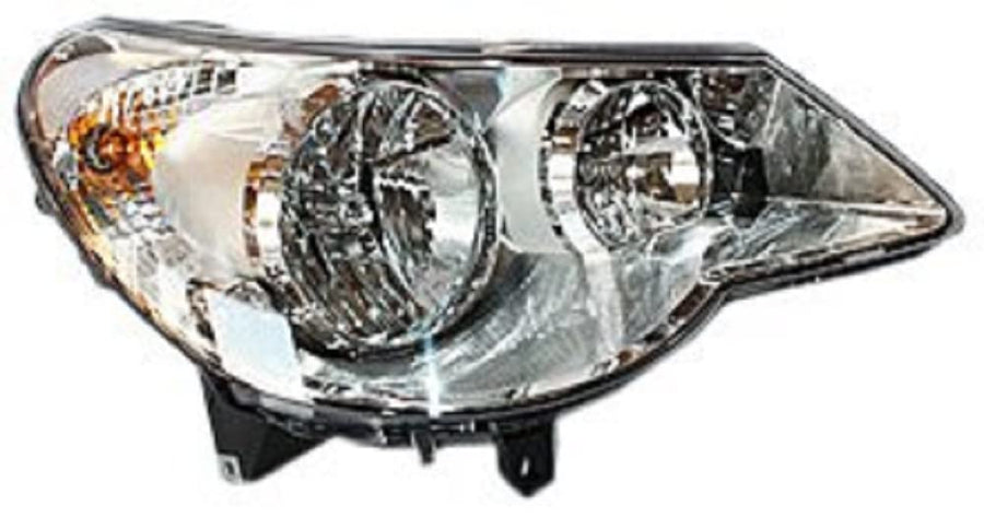 Right TYC Headlight Assembly Compatible with 2007-2010 Chrysler Sebring Conv