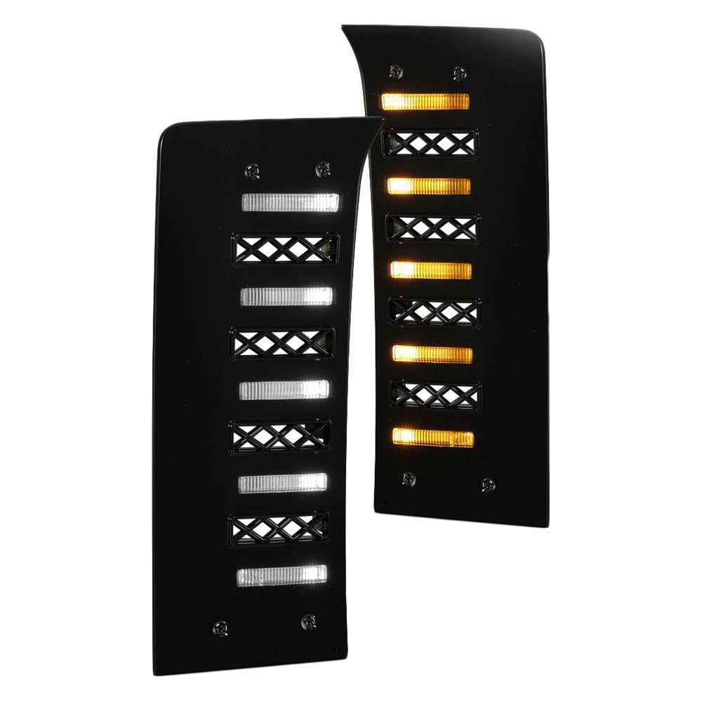 22-24 Toyota Tundra ANZO (w/Factory LED Refl. & OE Bumper) Z-Series Full LED DRL Vent Lights - Pair