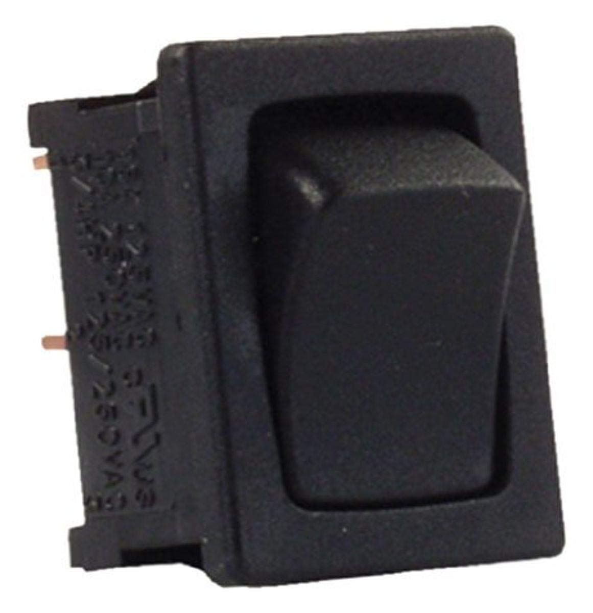12V JR Products On/Off Mini Switch (12781-5, Pack of 5) Black