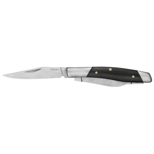 Kershaw Pocket Knife Iredale, Black and Gray, 6.2 Inch Total, 3 Blade Design with Clip Point and Sheepsfoot, EDC with Manual Opening, Micarta Handle, Everyday Carry Pocket Knife for Men and Women