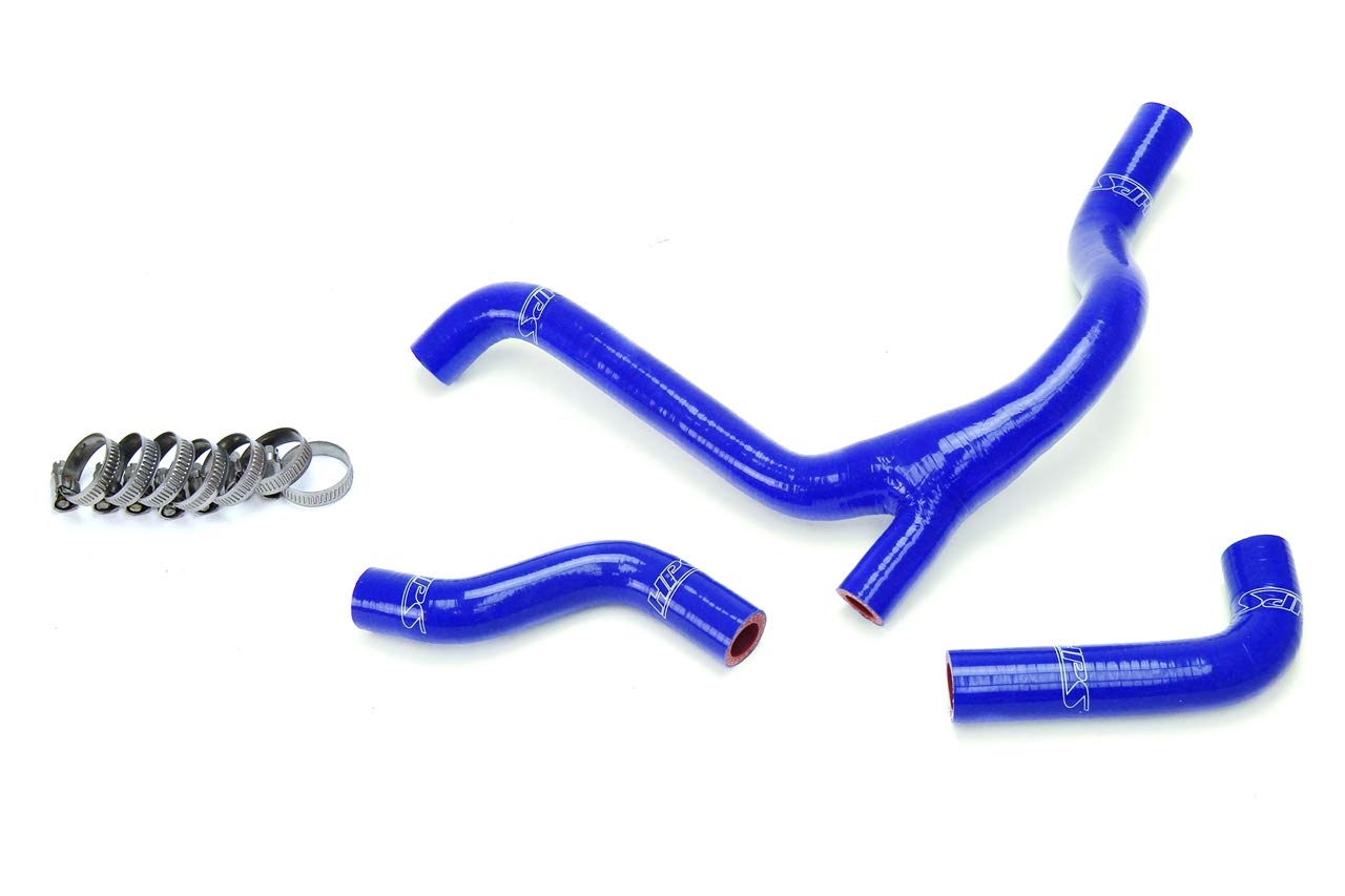 Blue HPS 57-1254-BLUE Silicone Radiator Coolant Hose Kit
