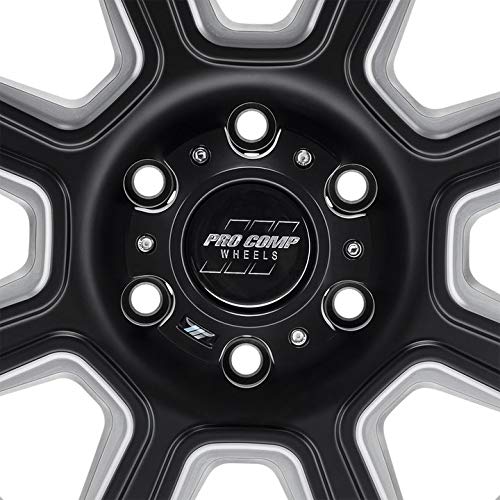 Gunner Pro Comp Wheels Black Wheel with Painted (20 x 10. inches /5 x 5 inches, -18 inches Offset)