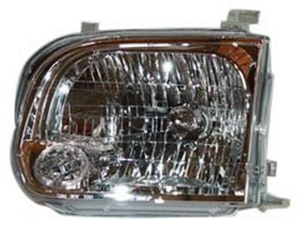 Left TYC Headlight Assembly Compatible with 2005-2006 Toyota Tundra