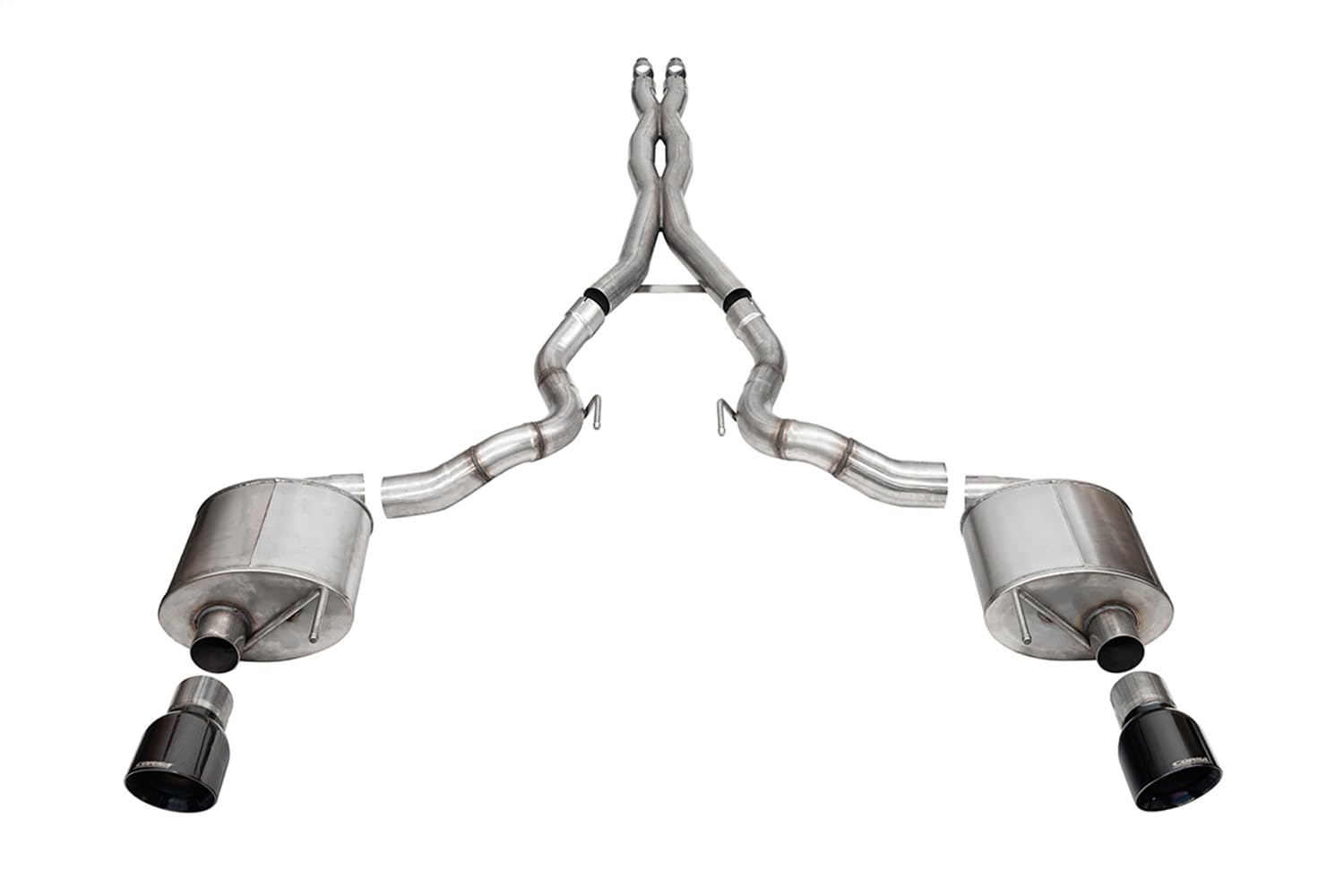 Sport Xtreme / 3.0 in Cat-Back 4.5 in Slash Tips | 2024 Mustang GT Convertible (21270, 21274)
