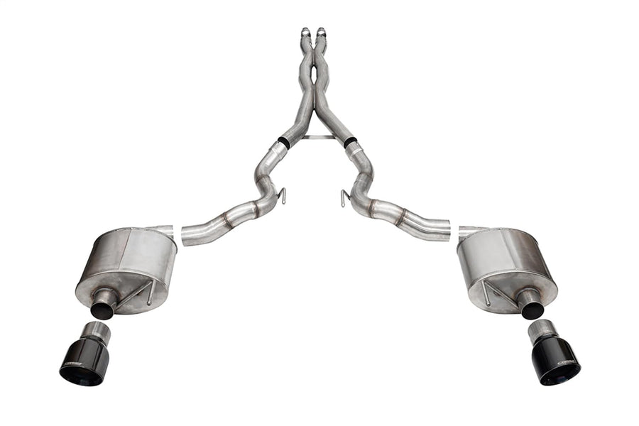Sport Xtreme / 3.0 in Cat-Back 4.5 in Slash Tips | 2024 Mustang GT Convertible (21270, 21274)