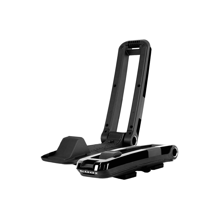 Folding J-Style KUAT Class 4 V2 Kayak Hauling Rack | Durable Rubber-Protected Universal Car SUV Rooftop Crossbar Mounted Boat Transportation System - Black