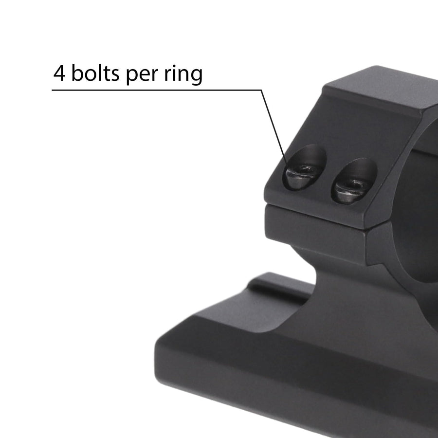 30Mm TRUGLO TG8964B 40mm Mount Rings, Black