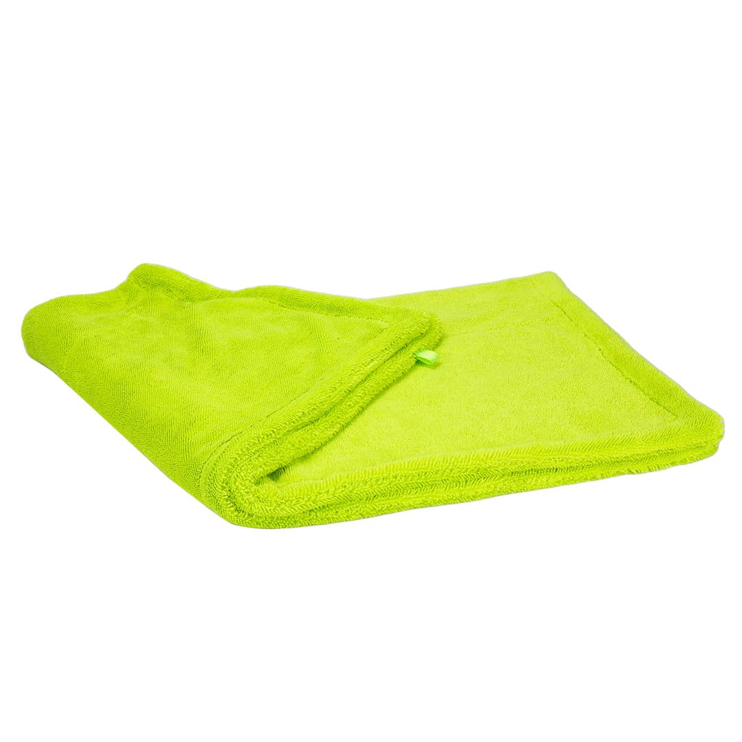 Maxshine Car Universal Drying Towel 30” x 30” | 1600GSM Plush Double-Sided Microfiber | Super Absorbent Rinse-Free Drying Towel for Car Wash & Detailing | Scratch-Free, Lint-Free Auto Care Cloth
