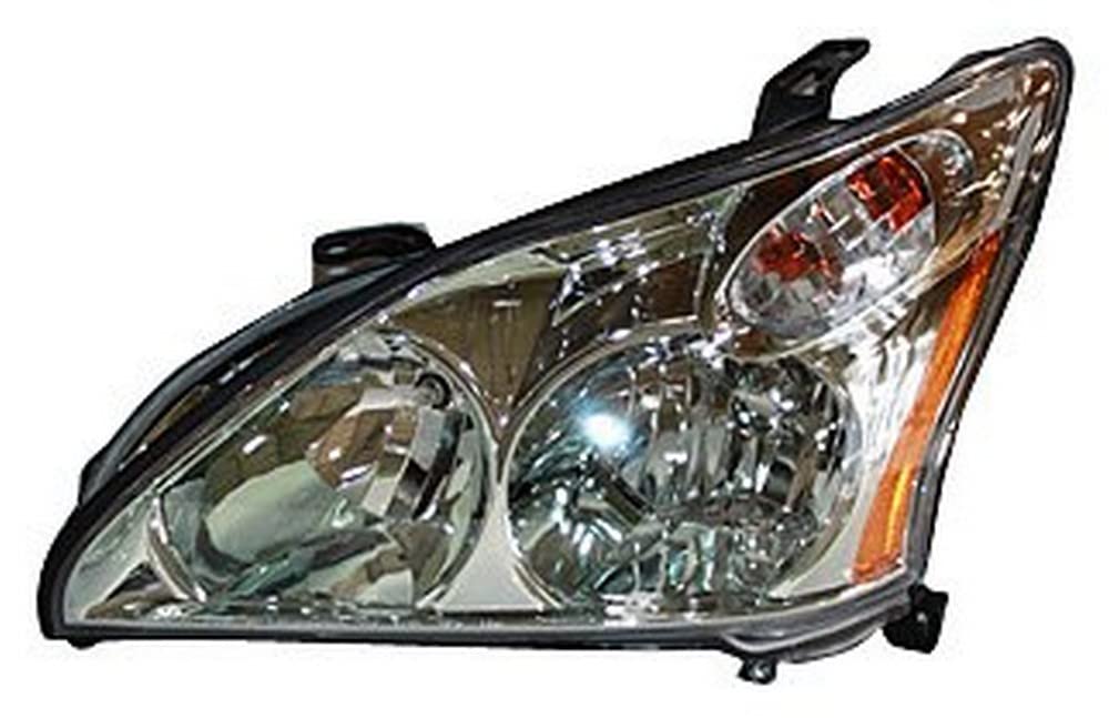 Left TYC Headlight Assembly Compatible with 2004-2009 Lexus RX 330/350