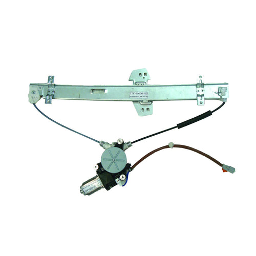Power Window Motor and Regulator Assembly TYC 660501 Rear Right-Side Compatible with 2003-2008 Honda Pilot