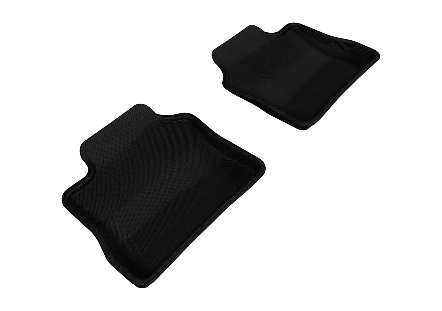 Kagu 3D MAXpider Custom Fit Floor Mat (Black) for 2010-2016 Porsche Panamera - 2ND Row