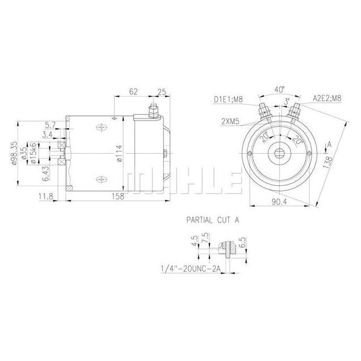 Electric Motor Mahle - MM151