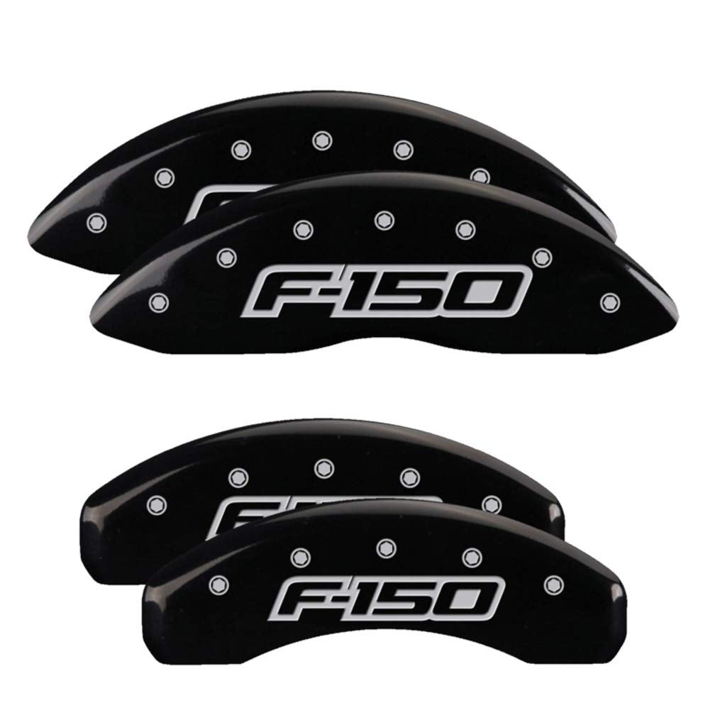 MGP 10219SF15BK Caliper Covers F-150 (2009) Black Powder Coat Finish, Silver Characters, Set of 4